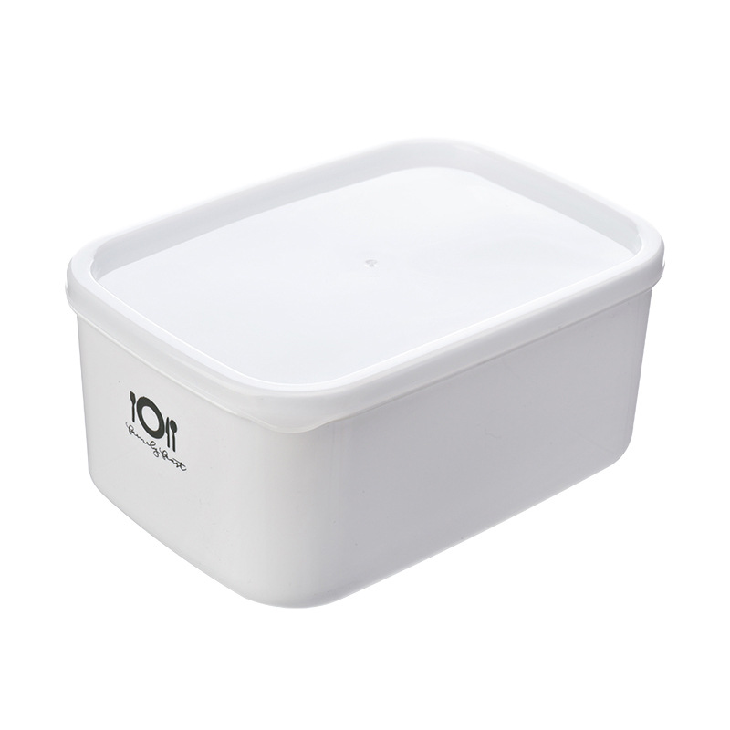 Refrigerator fruit crisper refrigerator storage box Microwave heating lunch box Plastic rectangular bento box Item Picture