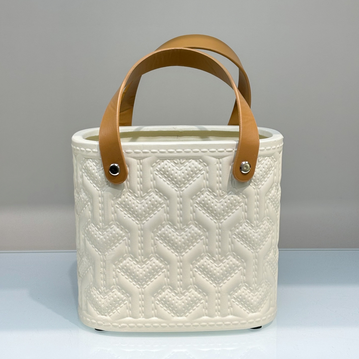 Jarrones bolsas de mano premium piezas cerámicas minimalistas nórdicas ins piezas de mesa de salón artesanía