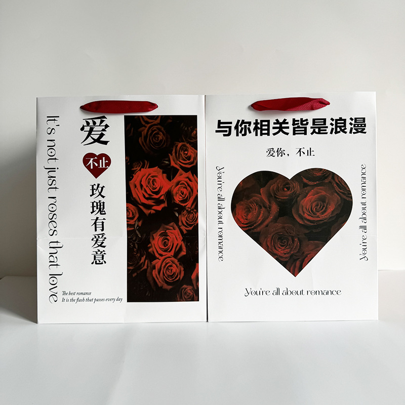 Wholesale of popular Qixi Festival flower bouquets, handbags, Mother's Day DIY gift bags and rose packaging bags Application Scenario