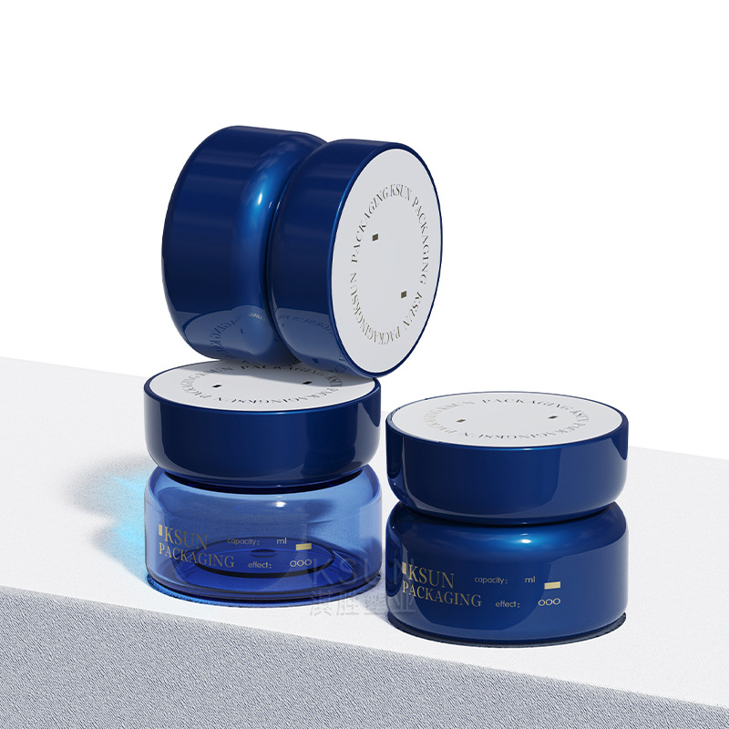 Customized plastic pp double-layer cream can petg50g wide-mouth bottle for cream cosmetics packaging and portioning Application Scenario