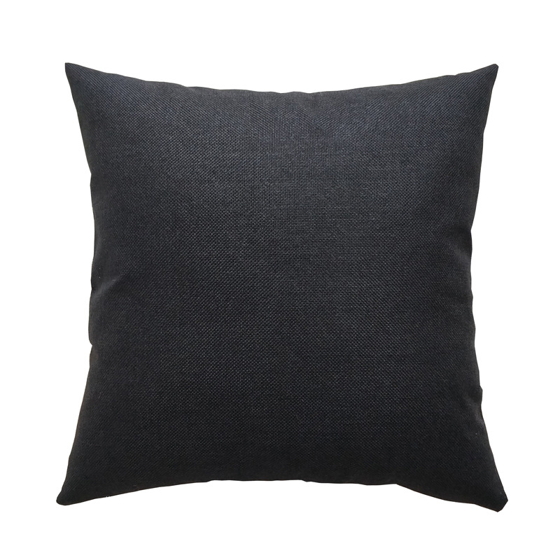 Cross-border factory direct supply of imitation cotton and linen cushions, large volume of imitation linen throw pillows, sofa backrests, simple and solid color cushions Item Picture