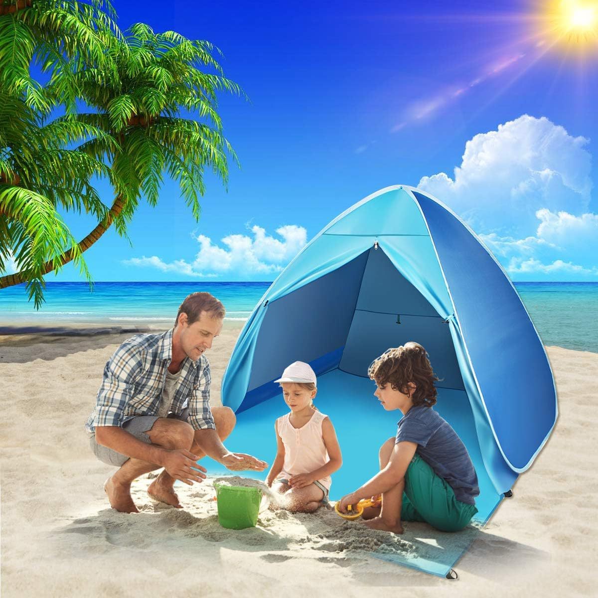 Cross-border Amazon best-selling fully automatic quick-opening beach sunshade folding camping tent outdoor beach tent pic 8
