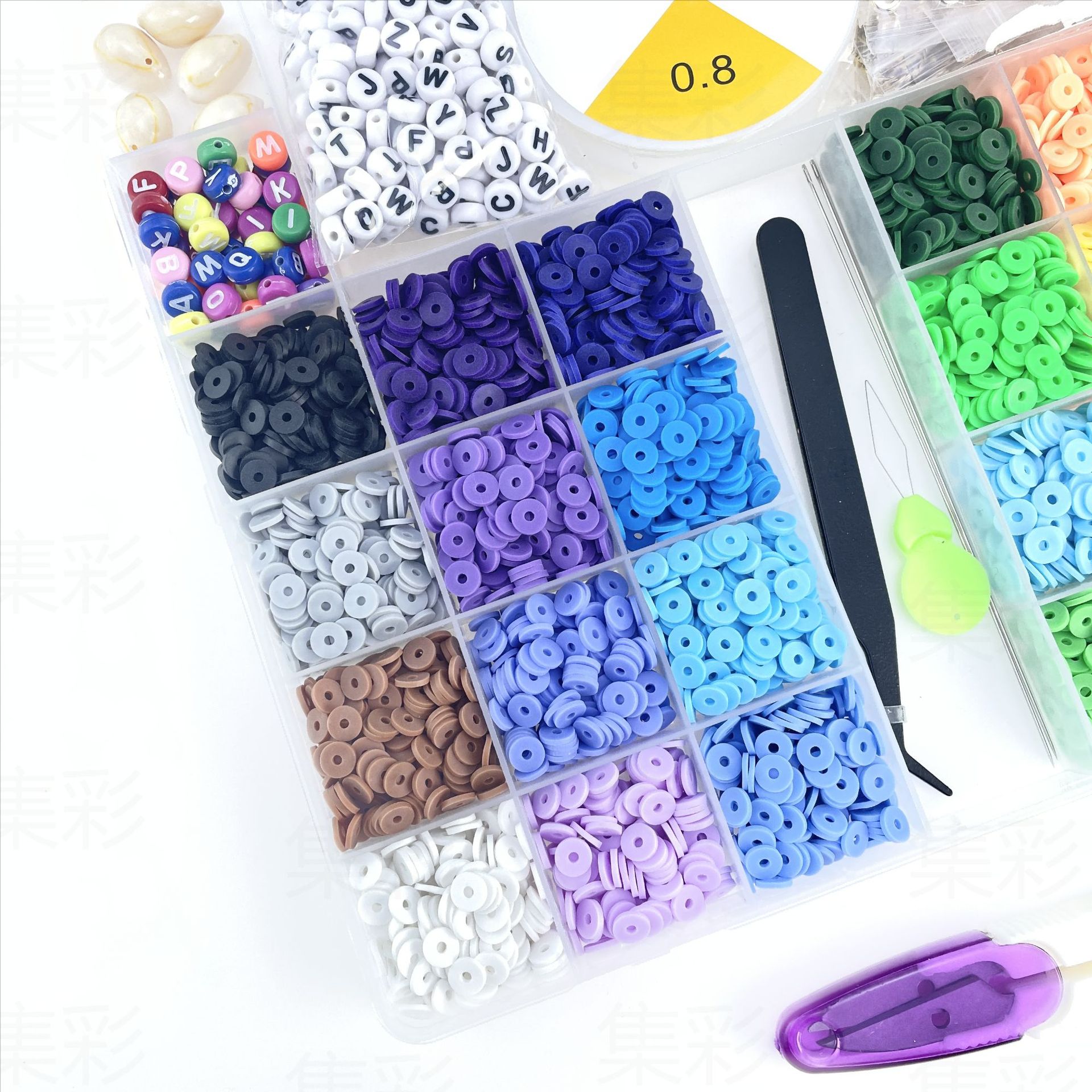 Amazon Burst 6000Pcs Polymer Clay Accessories Children Diy Handmade Box details Picture