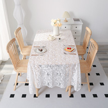 蕾丝餐桌茶几桌布现代简约布长方形布艺欧式圆家用小清新桌布批发
