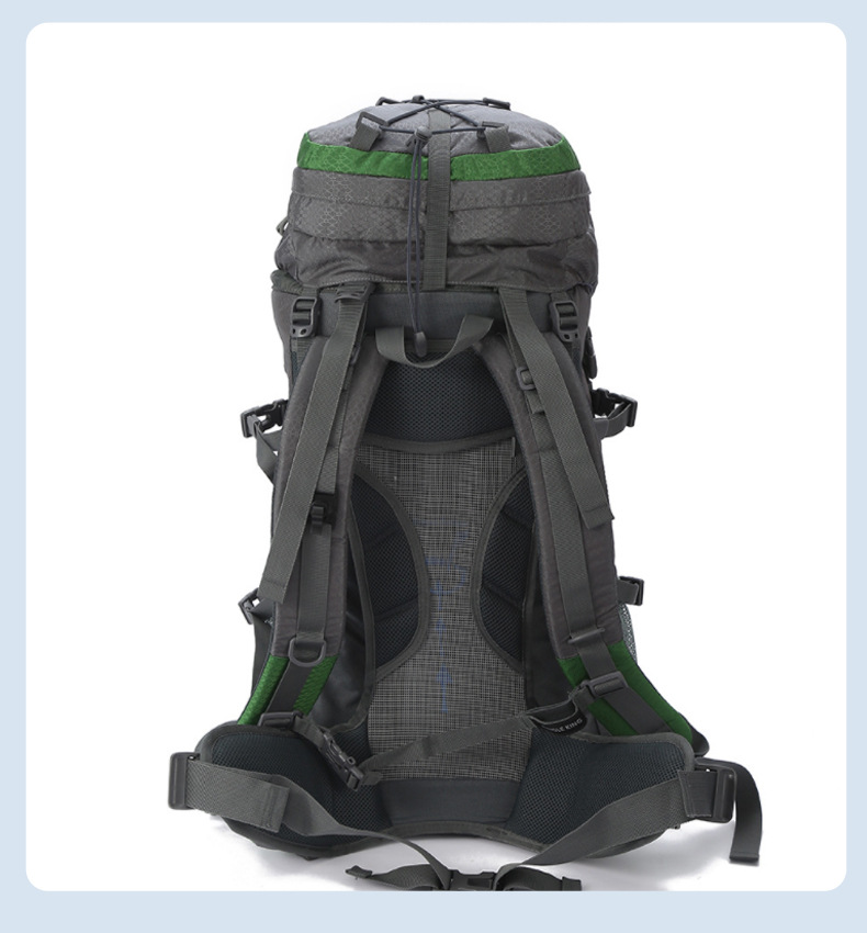 Foreign trade exclusive JUNGLE KING outdoor hiking bags, large-capacity backpacks, backpacks, 55L waterproof travel bags with waterproof covers Item Picture