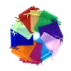 Solid color organza bags, drawstring bags, gift bags, cosmetics and jewelry boxes, plain mesh bags details Picture