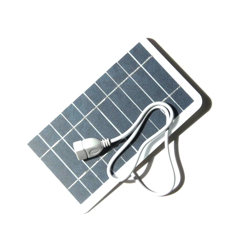 2W 5V Solar Charging Panel Solar Outdoor Mobile Phone Charger Application Scenario