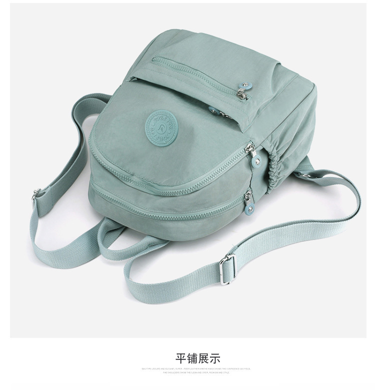 尼龙牛津布双肩包新款韩版小背包女士百搭时尚帆布书包妈咪包背包详情26