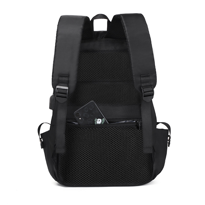 Cross-border business backpacks, men's backpacks, multi-functional computer bags with LOGO printing, outdoor travel bags, student schoolbags Specification image