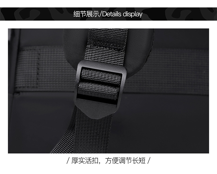 跨境外贸2025新款男士通勤双肩包大容量简约背包学生书包电脑包详情28