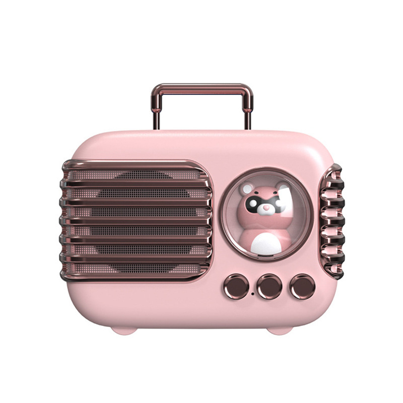 DW09 Bluetooth speaker Mini carry-on suitcase, cute pet little speaker, creative cartoon cute new style, foreign trade foreign trade Item Picture