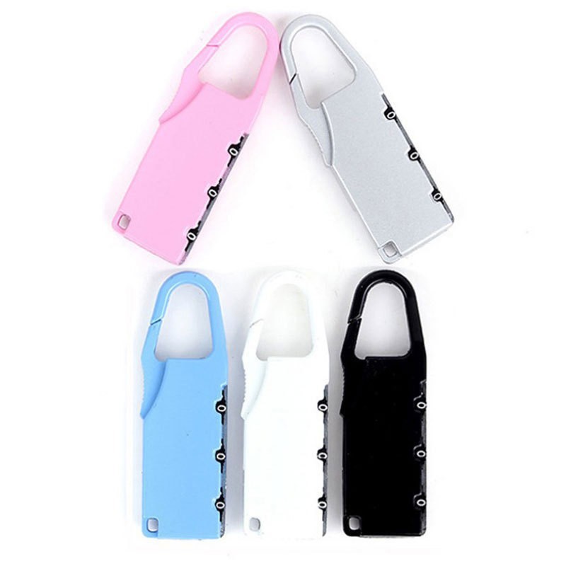 Luggage Password Padlock Digital Pull Rod Box Men's And Women's Backpack Password Lock Cartoon Mini Padlock Wholesale Item Picture