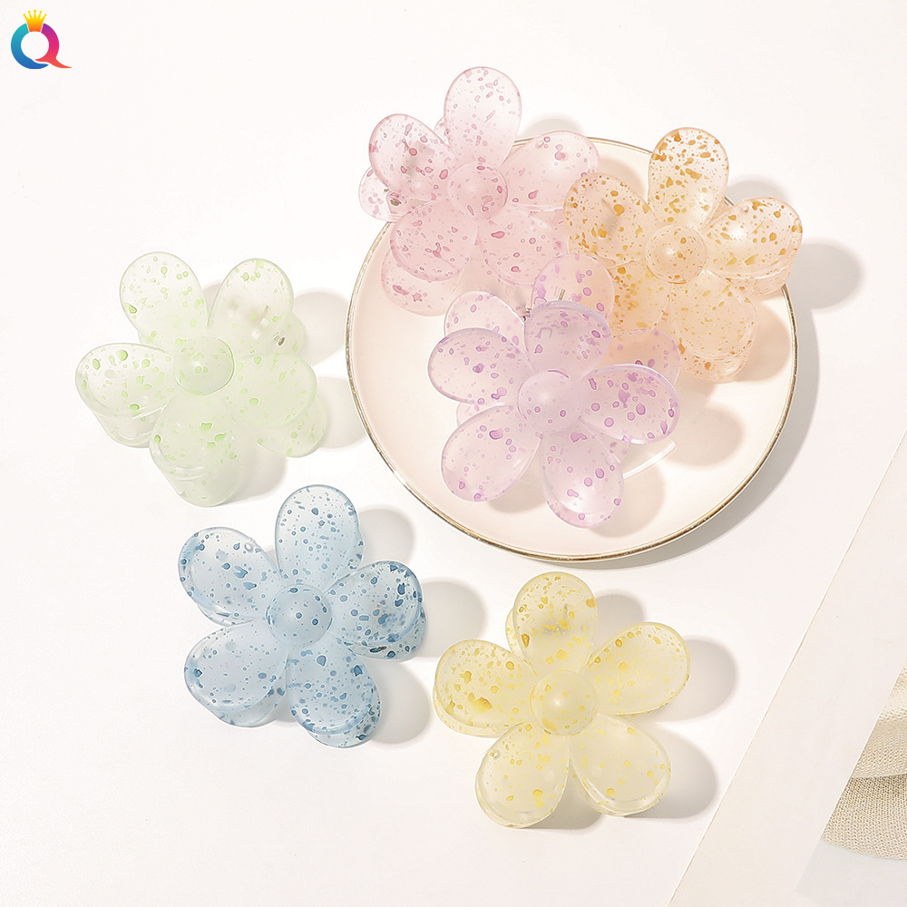 Qiyue Spring and Summer candy-colored hair clips, sweet flower hair clips, wholesale fresh hair clips, hair clamps, hair accessories pic 38