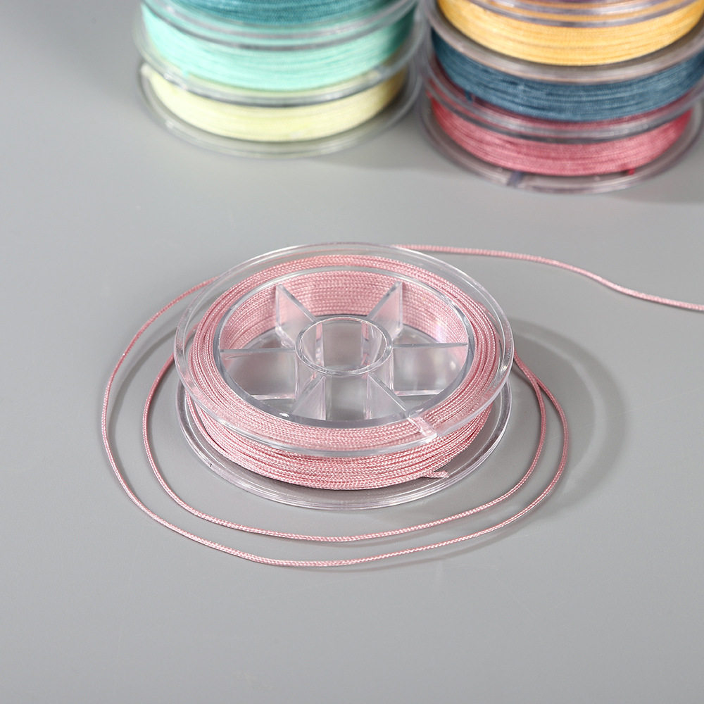 72号玉线12米彩色手工DIY0.8mm手编玉线手链绳结实耐磨中国结绳子细节图