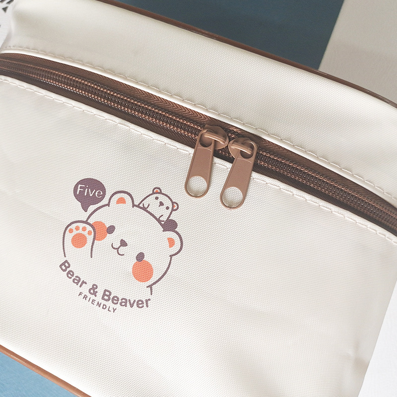 Hand-held aluminum foil lunch box insulated bag, student, office worker, lunch box bag, picnic bag, takeout insulated and cold bag Specification image