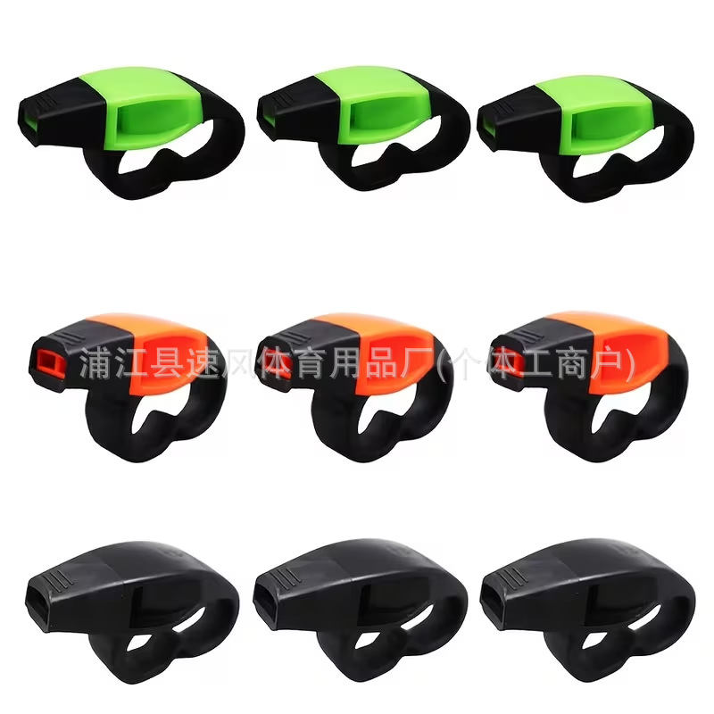 Portable high-pitched whistles for football and basketball game referees are in stock and available. Ring hand-held paper card whistles Application Scenario