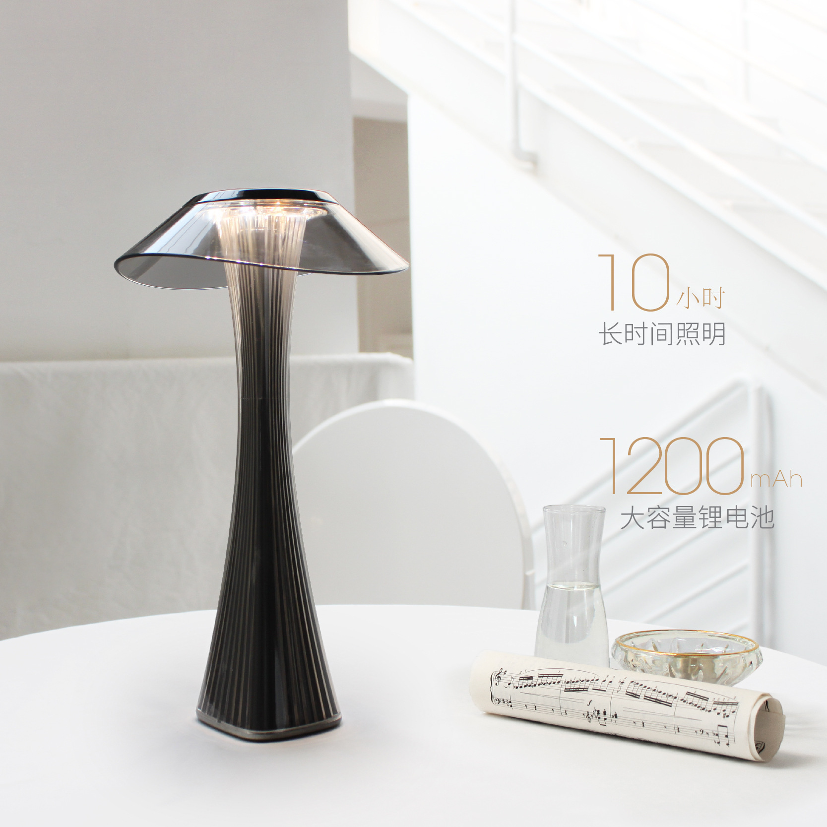 Manufacturers Direct Sales Small Waist Table Lamp Led Touch Charging Endless Three-Tone Light Atmosphere Usb Bedside Creative Table Lamp