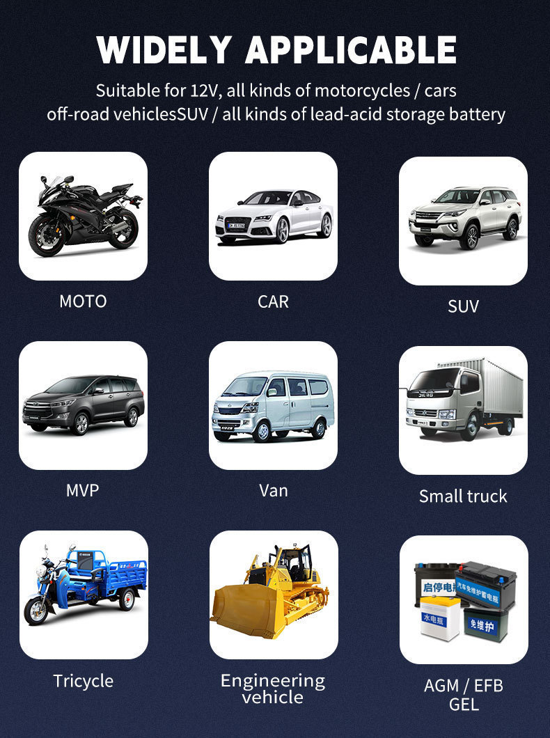 12v6a充电器 汽车电瓶充电器12伏摩托车电瓶充电器12V电瓶充电器详情7