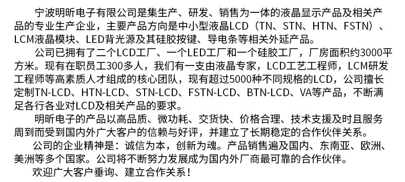 厂家定制lcd液晶屏VA彩色触摸段码屏黑底白字温控器led显示屏副屏 pic 22