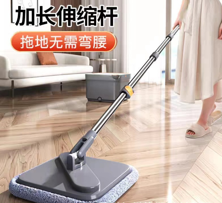污水分离拖把旋转家用拖布