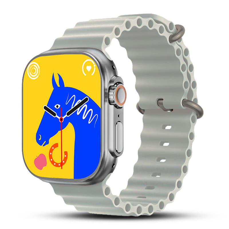C800Ultra smartwatch, T800Ultra wireless charging, Bluetooth call, heart rate and blood pressure measurement sports watch Application Scenario