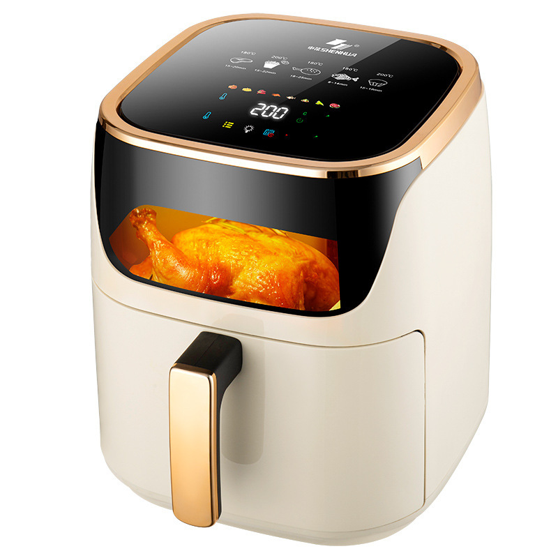 Large Capacity Visible Air Fryer Home Multi-Function Intelligent Chip Machine Automatic Electric Fryer Gift Wholesale Item Picture