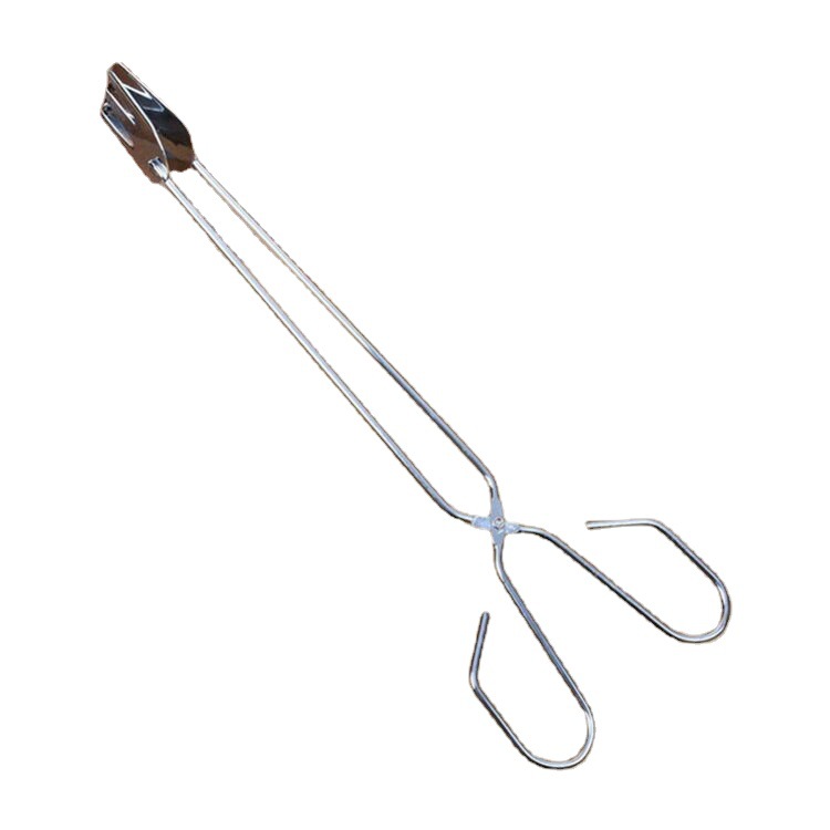 Stainless steel clamp bread tongs, barbecue tongs, charcoal tongs, kitchen food tongs, multi-functional steamed bun tongs, food tongs Specification image