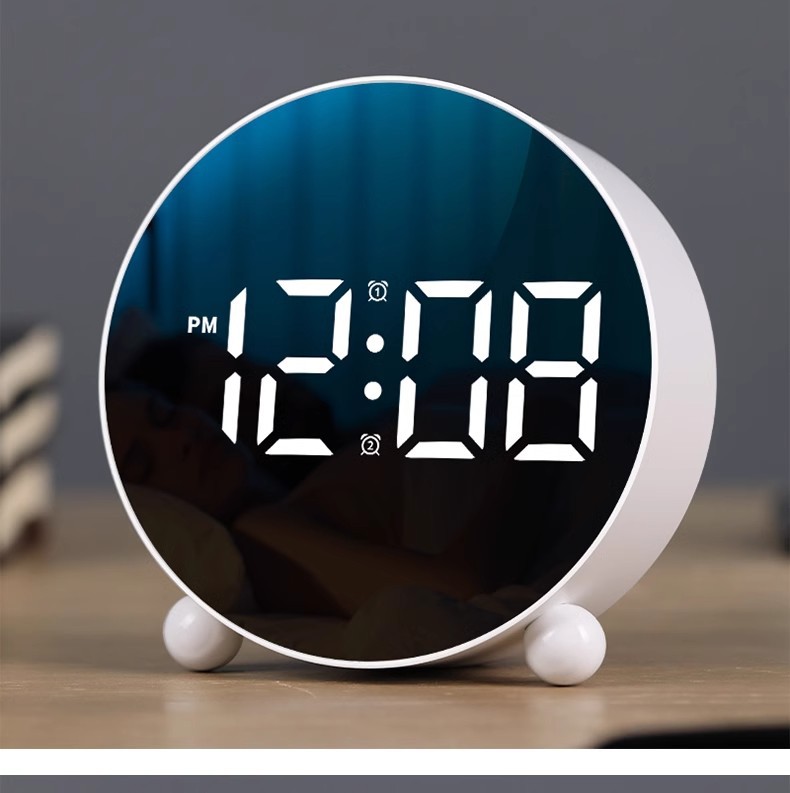 8895跨境闹钟简约电子钟LED时钟家居床头钟表温度钟表塑料时钟详情9