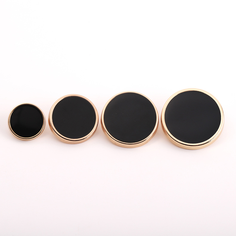 Metal Buttons Round Flat Button Fashion Men's And Women's Suit Buckle Pants Coat Trench Coat Buckle Application Scenario