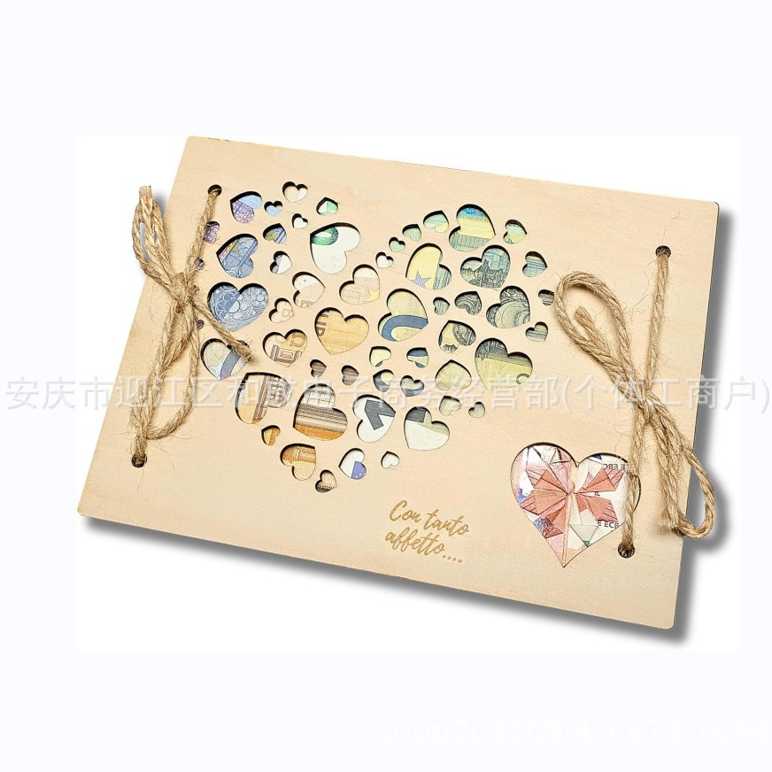 Cross-Border Best-Selling Monetary Gifts, Wooden Handicrafts, And Creative Graduation And Baptism Items details Picture