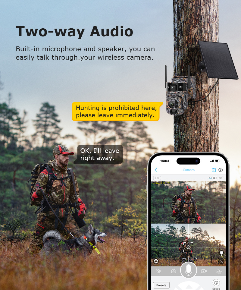 4G LTE Cellular Trail Camera Wildlife Game Camera迷彩 Ubox pic 9