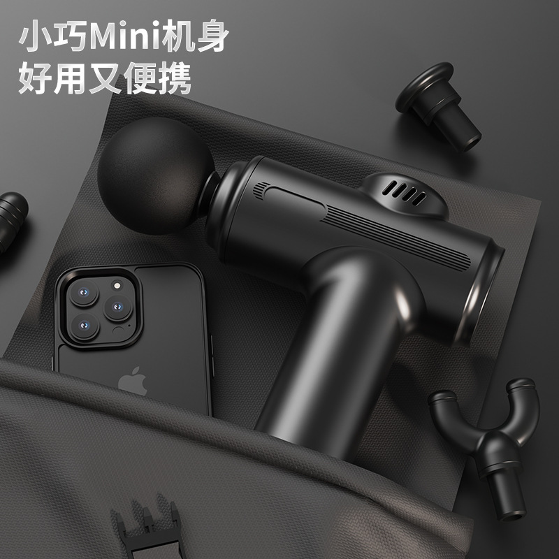 Cross-border fascia gun muscle relaxation Massager for men and women mini version, small professional mini neck mask gun for relaxing muscles Application Scenario