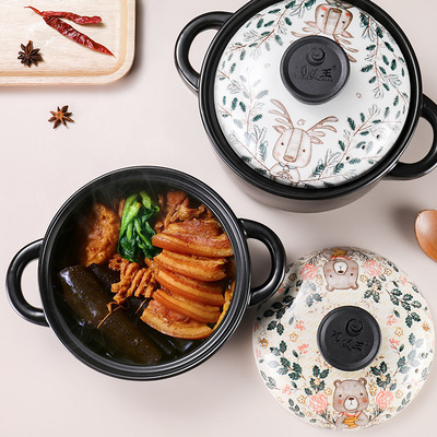 Tao Bao Wang, Time Pot, Clay pot, stew pot, household gas clay pot, earthenware pot, clay pot, soup pot, gift consignment Specification image