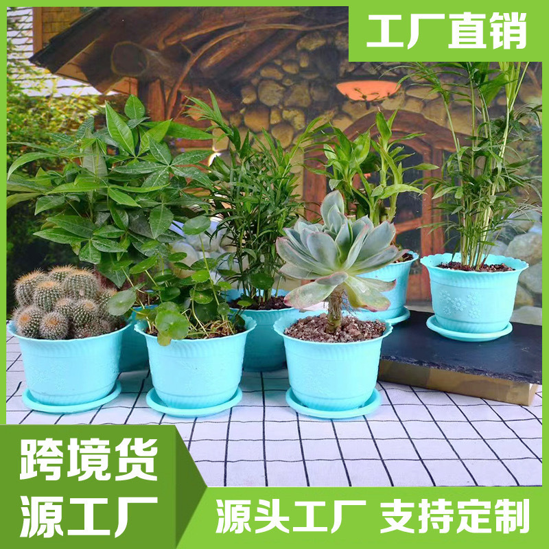 加厚落地式性稳定情绪阳台花卉解压植物多肉绿植郁金香塑料槽