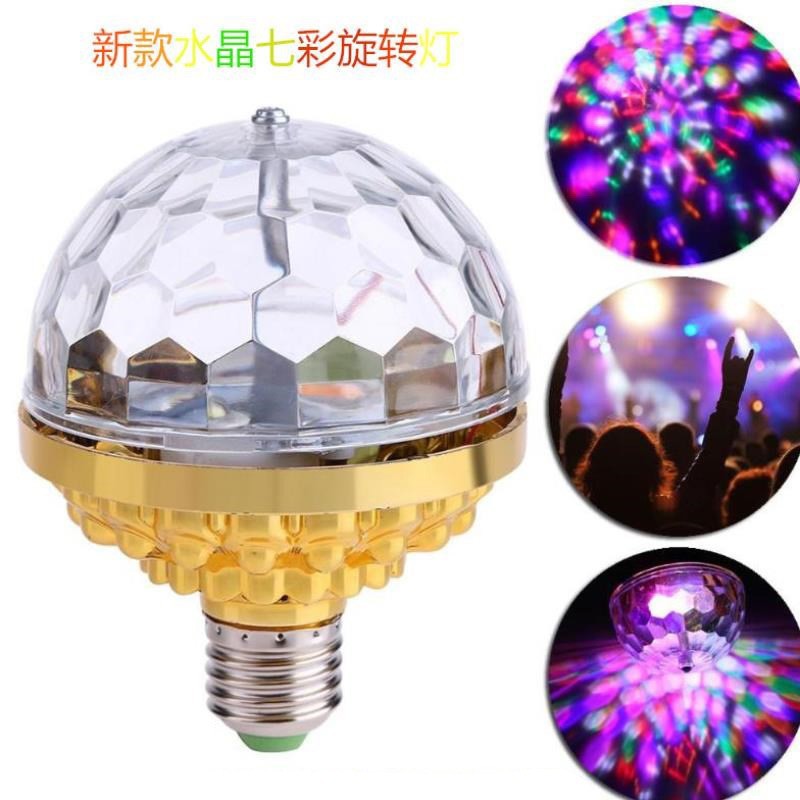 Led Colorful Magic Ball Bulb E27 Colorful Ktv Bar Golden Magic Ball Lamp Dance Rotating Lamp Laser Flashing Light Application Scenario