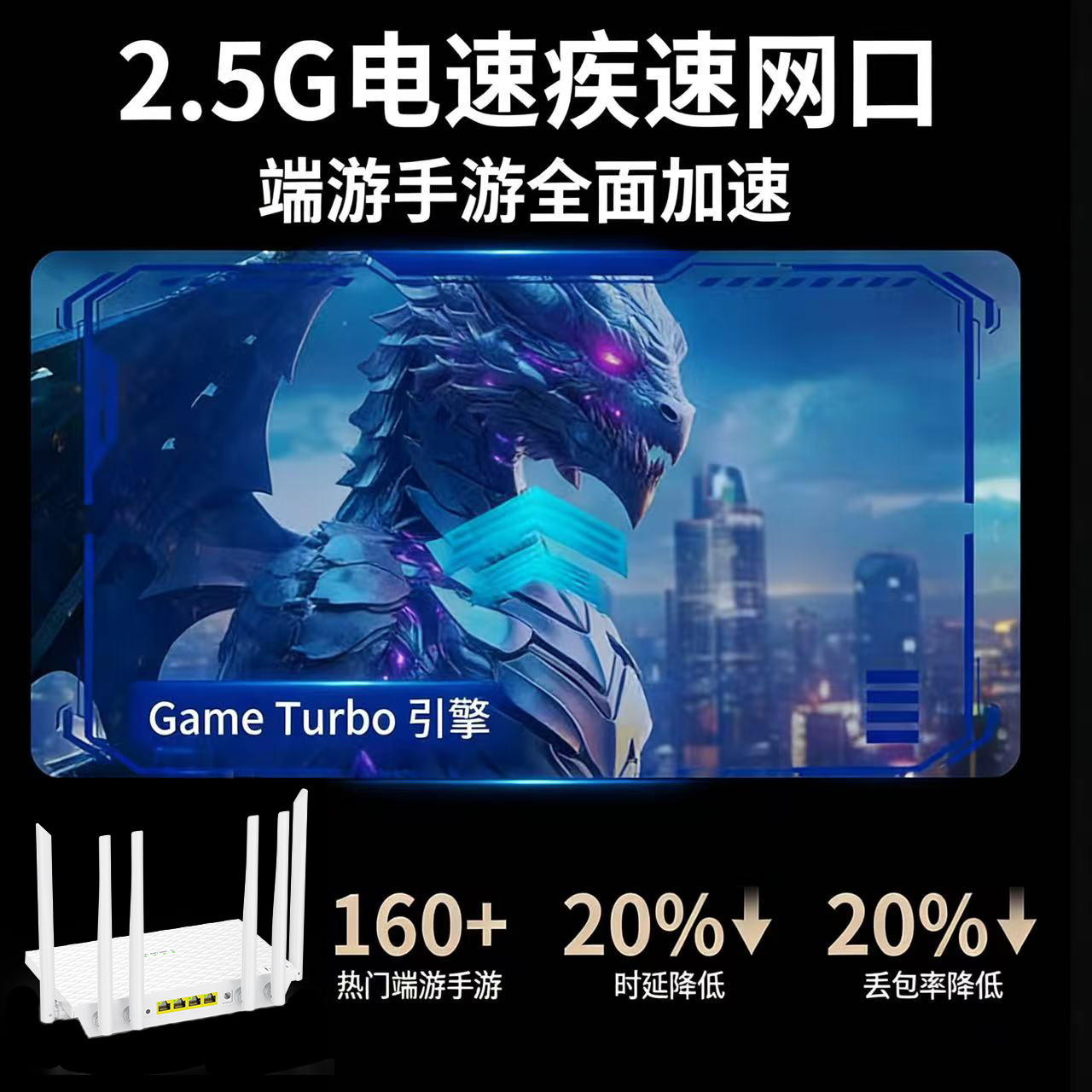 路由器千兆高速家用穿墙王双频5G WiFi Router工厂批发无线路由器 pic 8