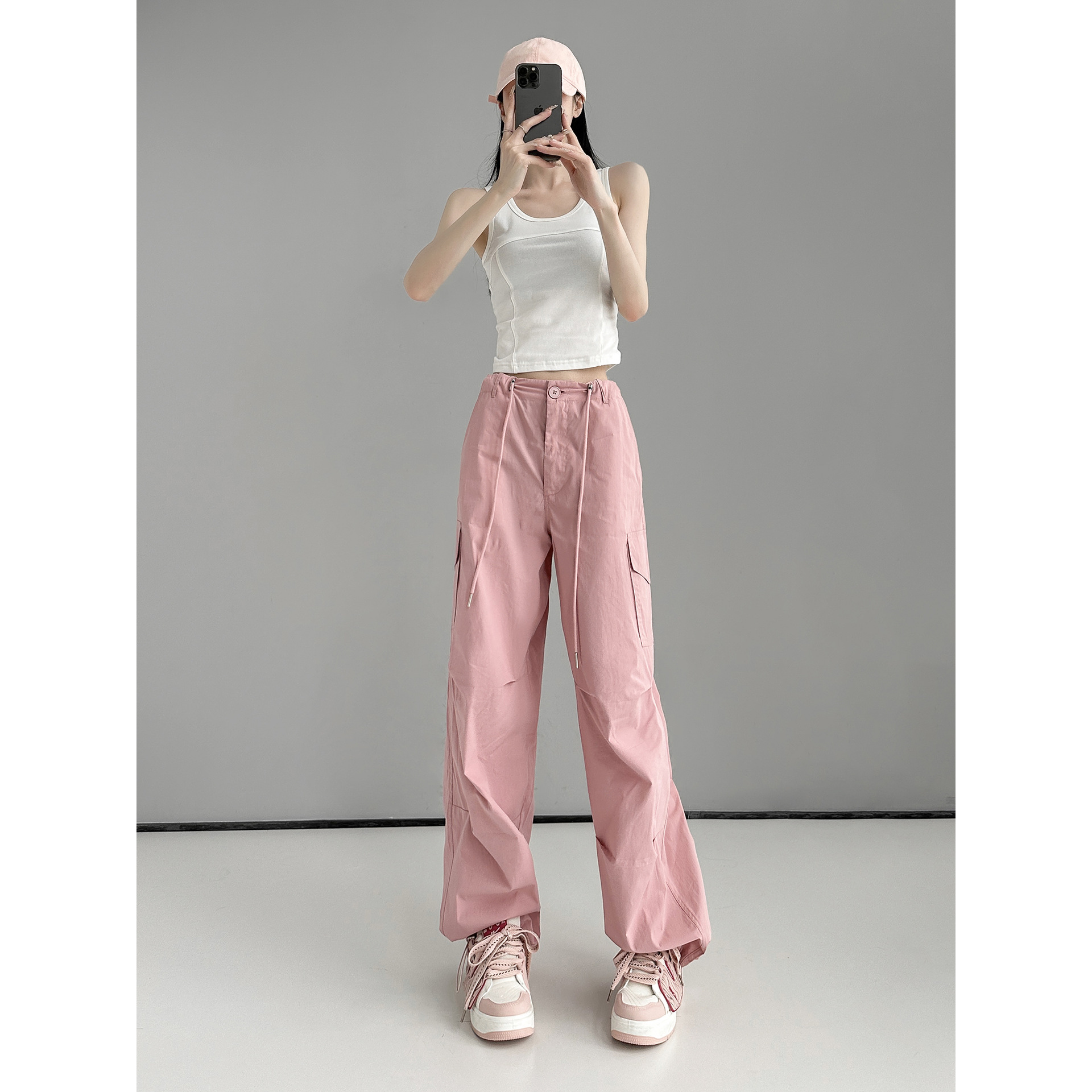 女装裙裤/针织女裤/裤子/防晒衣/女裤细节图