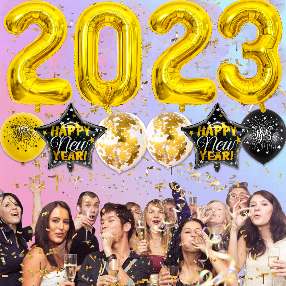 新年气球跨年细节图