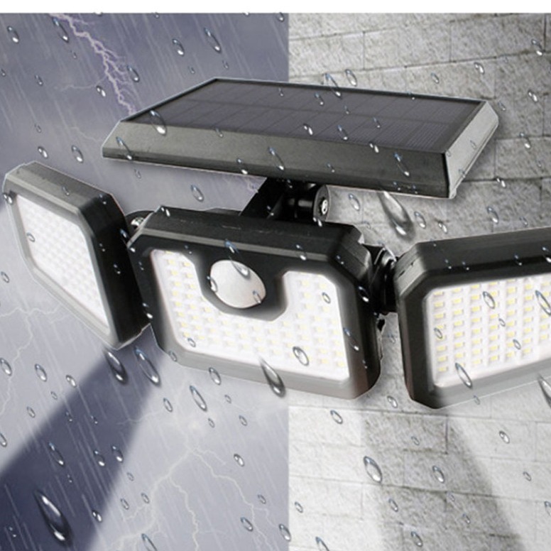 74Led Solar Wall Light Outdoor Garden Light Led Floodlight Super Bright Waterproof Induction Wall Light Application Scenario