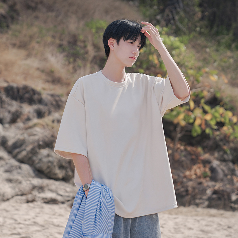 短袖/t恤男士短袖潮流/衣服男士短袖潮流/T恤/t恤男士宽松潮流产品图