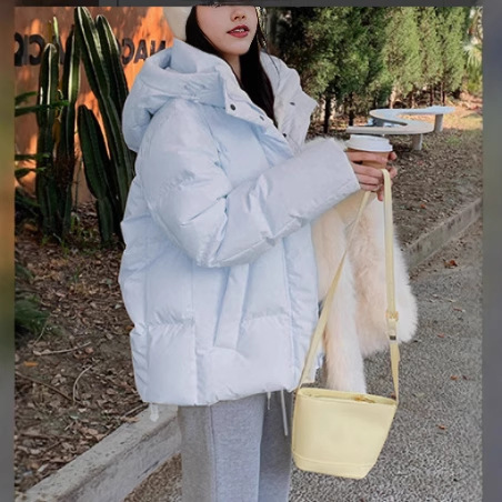 Paofu down jacket for women, short white duck down winter coat, fashionable and high-quality women's style, large size wholesale in Pinghu