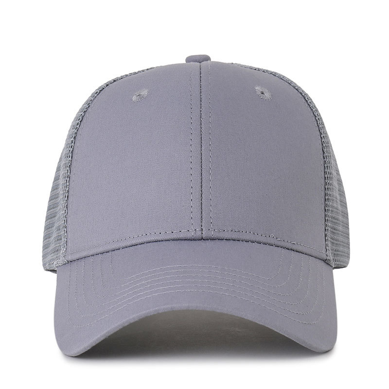 Custom Advertising Net Hat Printing Cotton Breathable Mesh Cap Truck Driver Embroidered Logo Baseball Cap Custom Item Picture