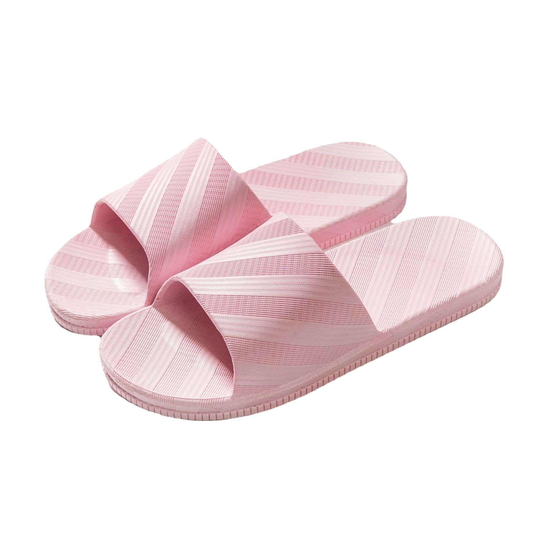 Wholesale household bath slippers with anti-slip interior, hotel summer thick-soled new plastic cooling slippers, men's poop feeling Item Picture