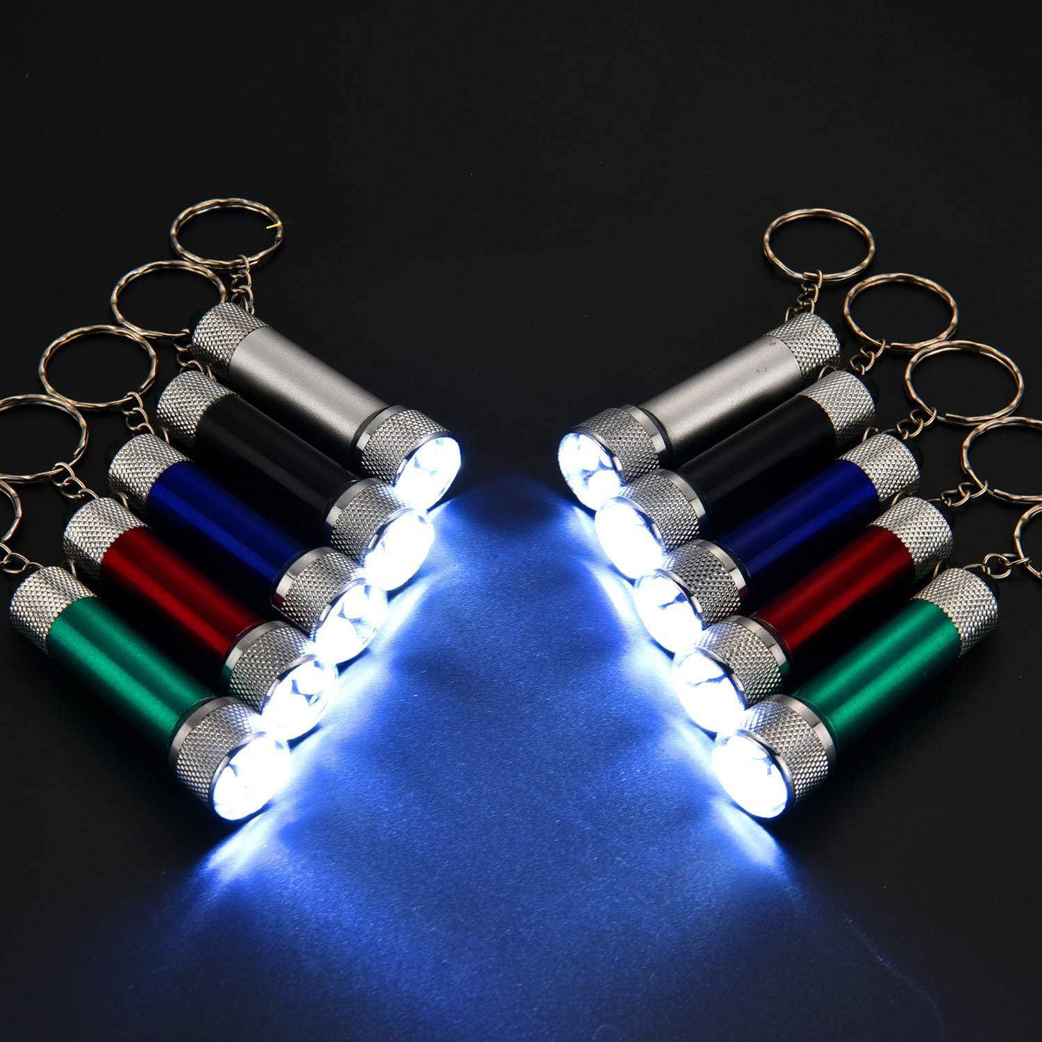 led gift lights, aluminum alloy high-intensity small flashlight keychain lighting, flashlight manufacturer can customize high-intensity lights Specification image