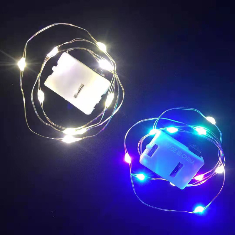 led铜线灯串 花束装饰氛围彩灯条小灯串摆地摊发光灯线大量批发