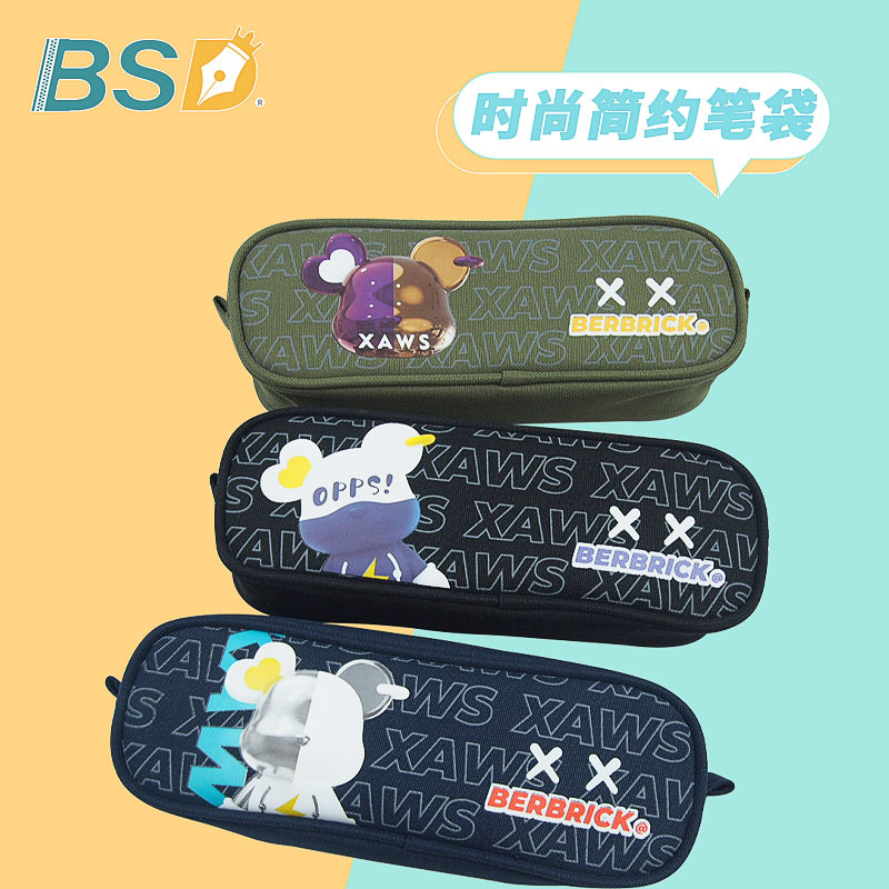 新款笔袋大容量文具收纳袋简约高颜值日系联名笔袋ins文具盒男孩