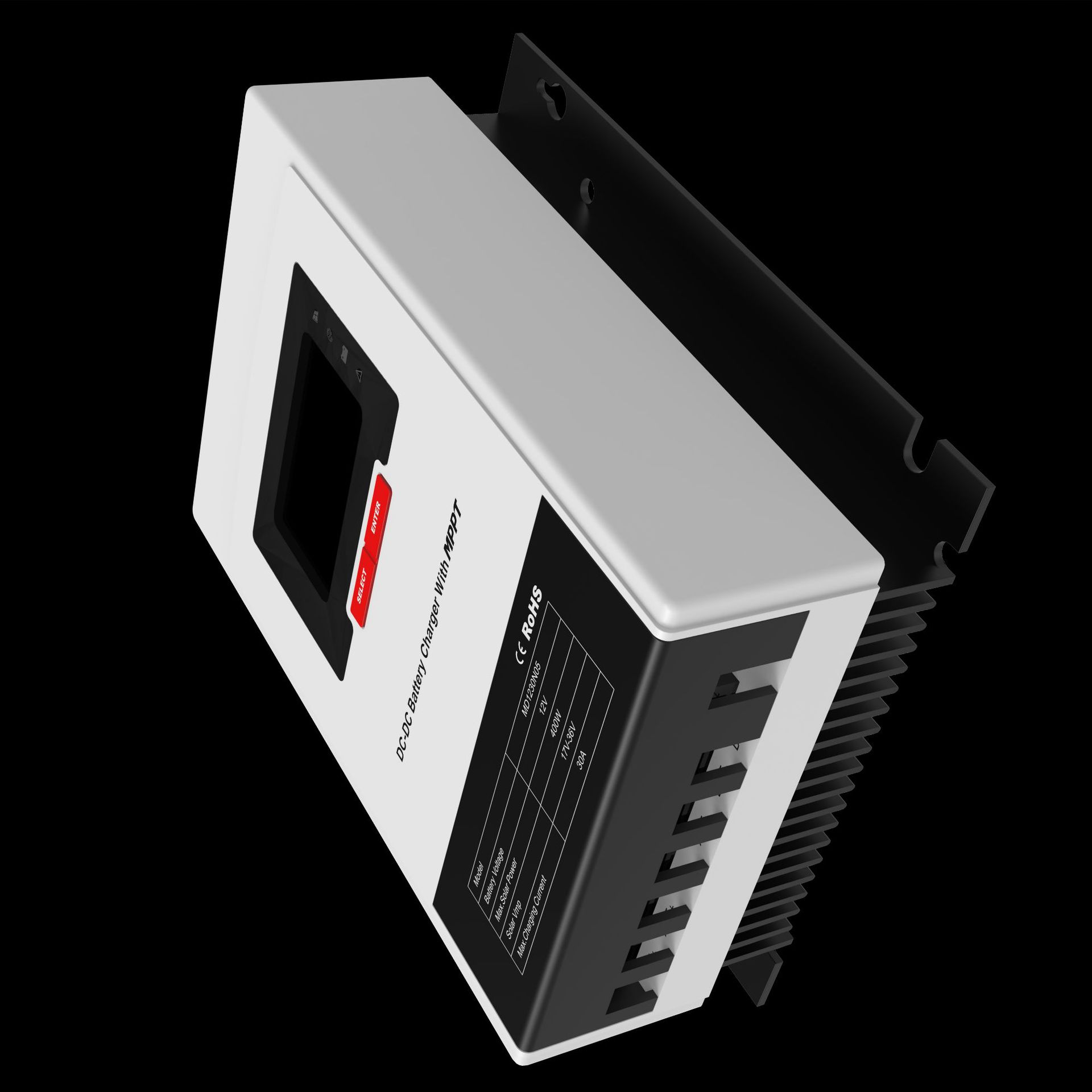 New MD series MPPT solar generator DC charging controller Specification drawing