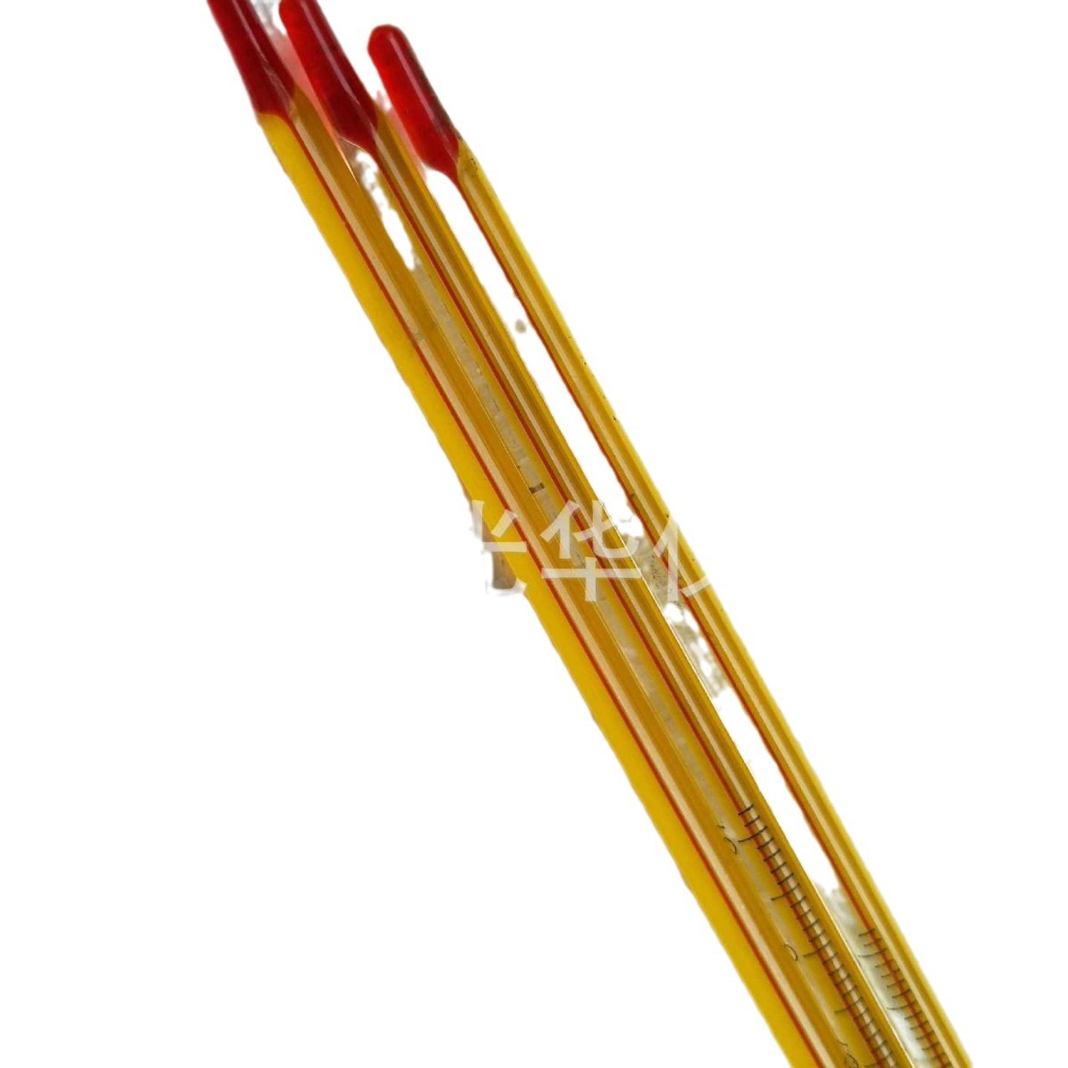 供应黄色红水温度计 玻璃表酒精水温计-10-100-110度 煤油温度计详情图5