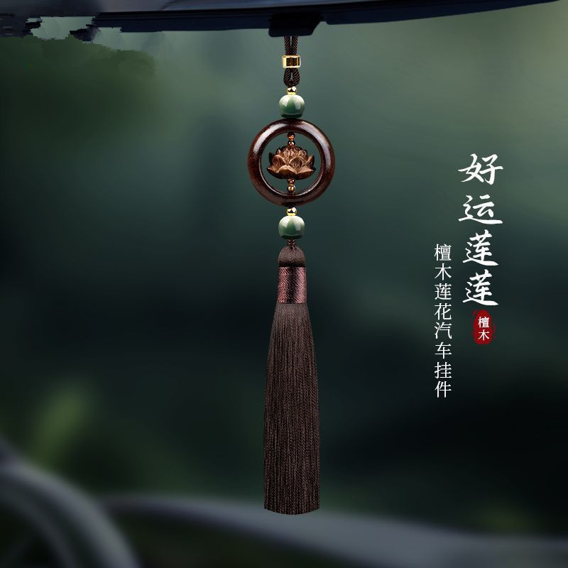 汽车车挂件/车挂/车载挂件玉/考拉挂件/车挂件民族风细节图