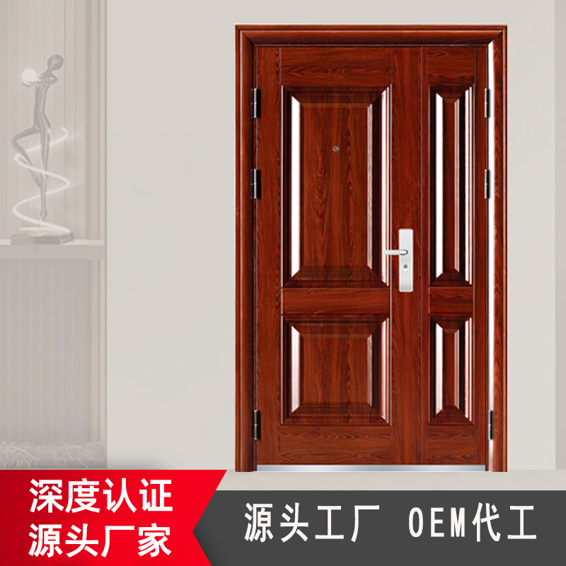 浙江防盗门厂家批发丁级防盗门子母门 子母安全门 工程门入户子母